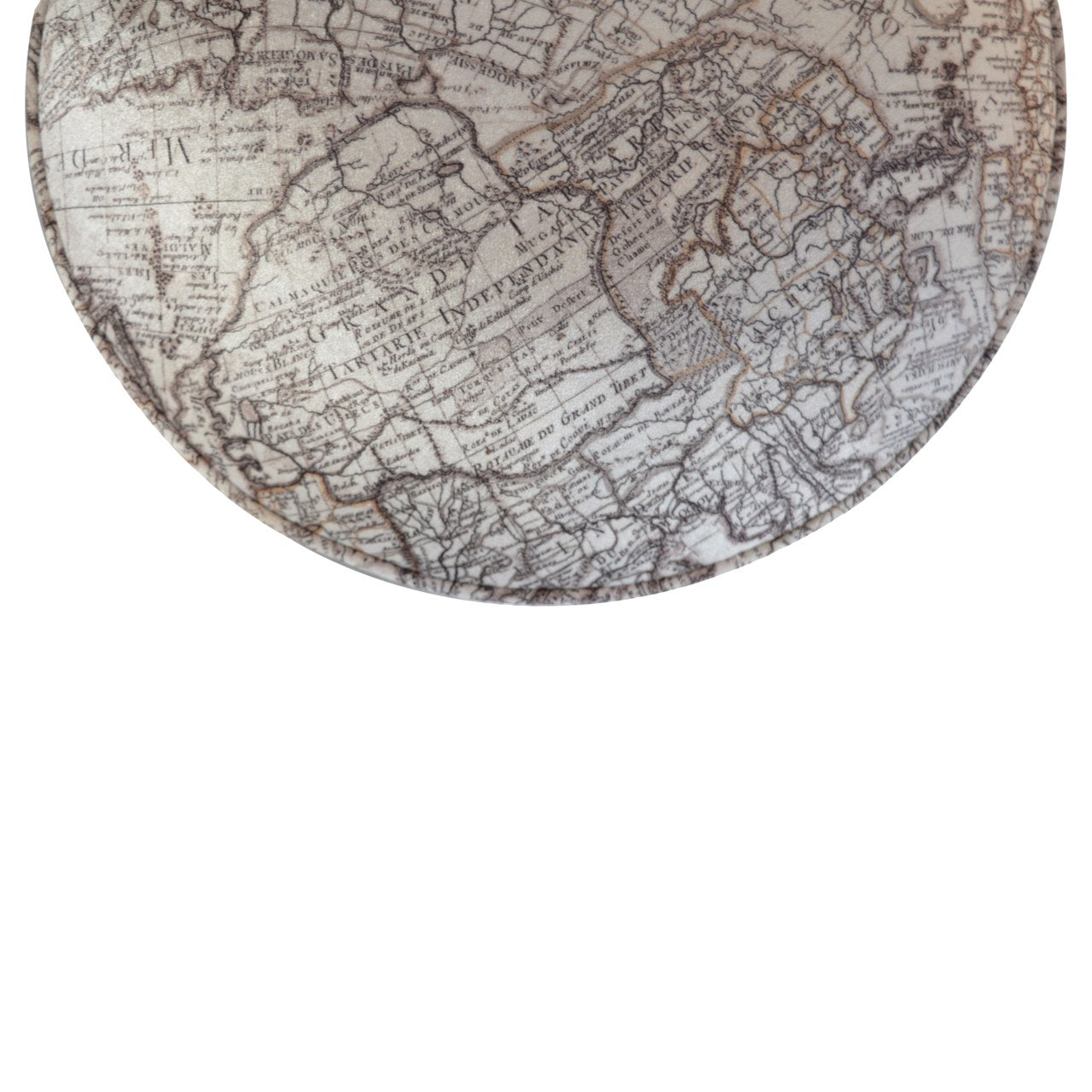 IN1017 - Map Printed Footstool