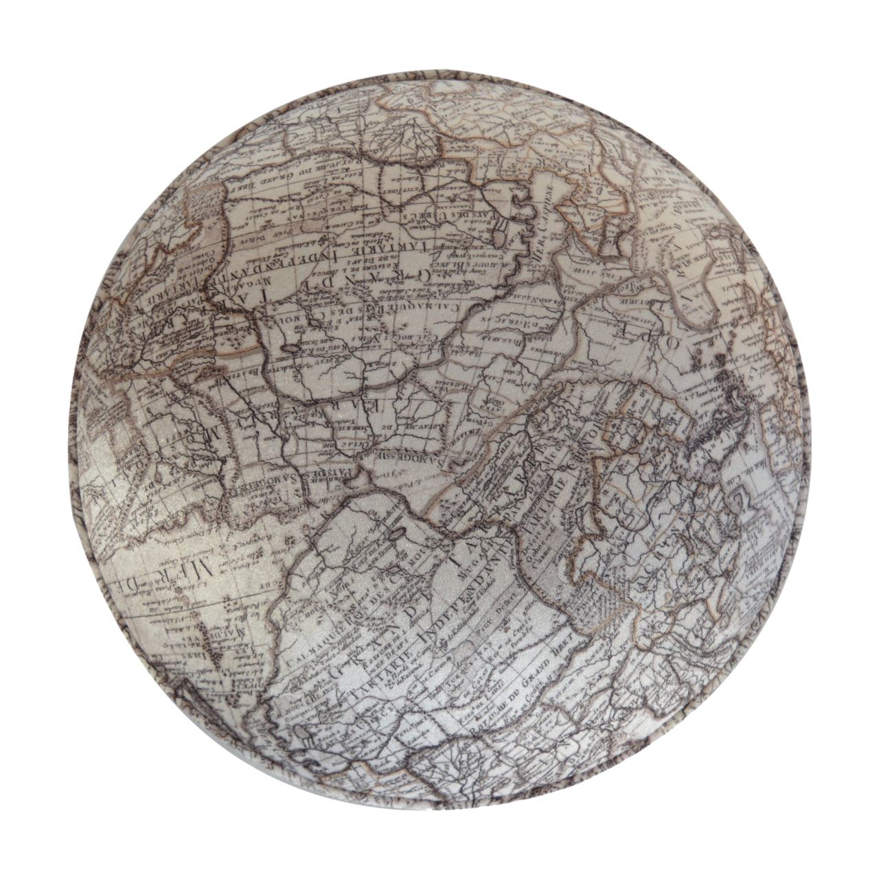 IN1017 - Map Printed Footstool