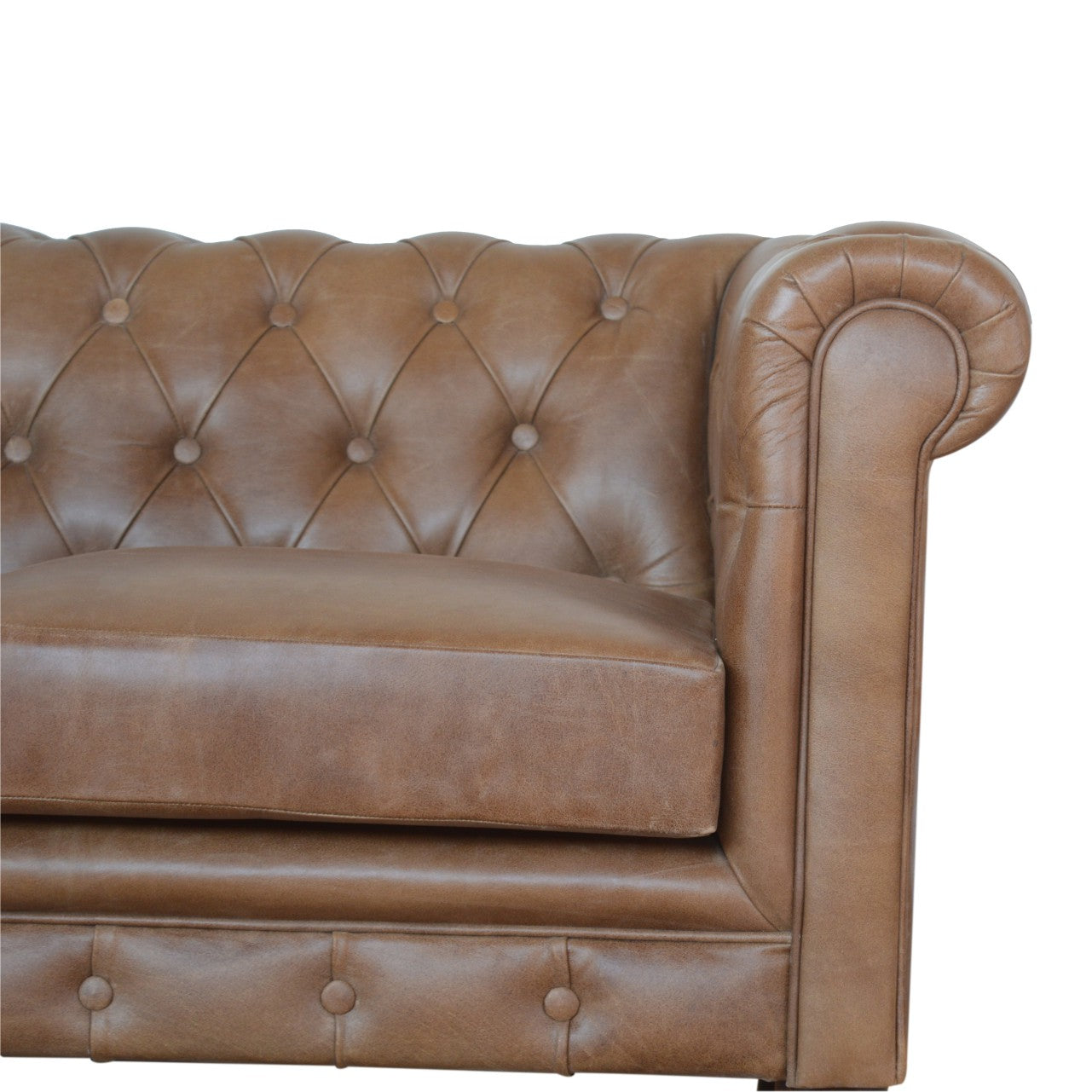 Buffalo Leather sofa/Chesterfield