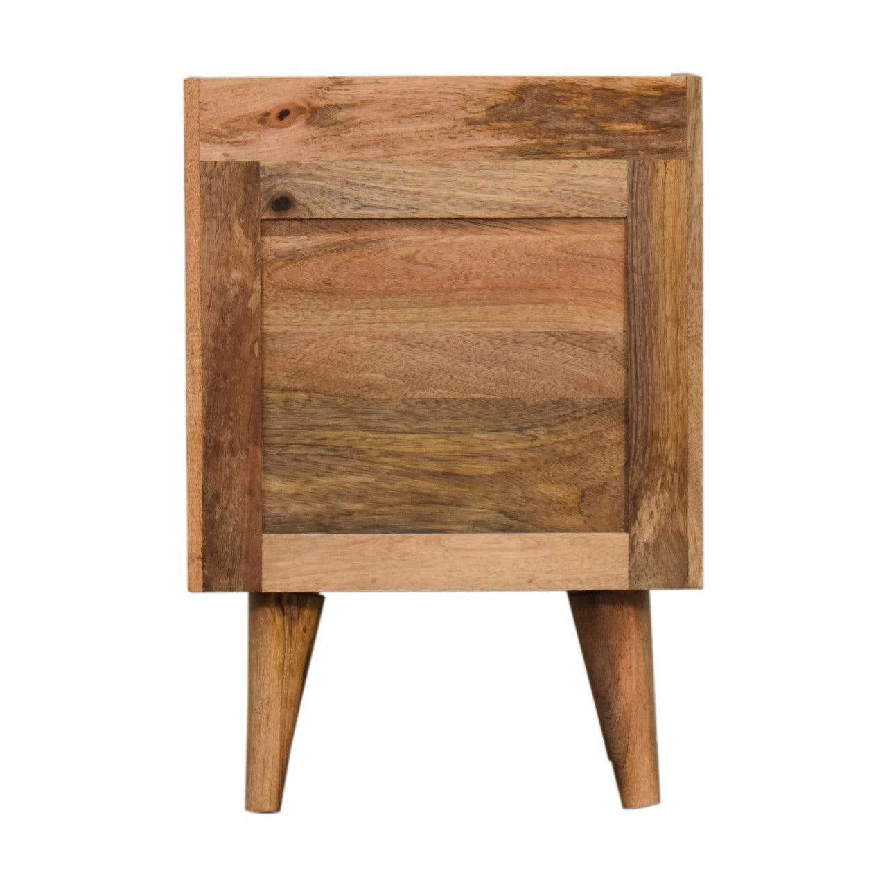 Oak-Style Small Gallery Back Bedside