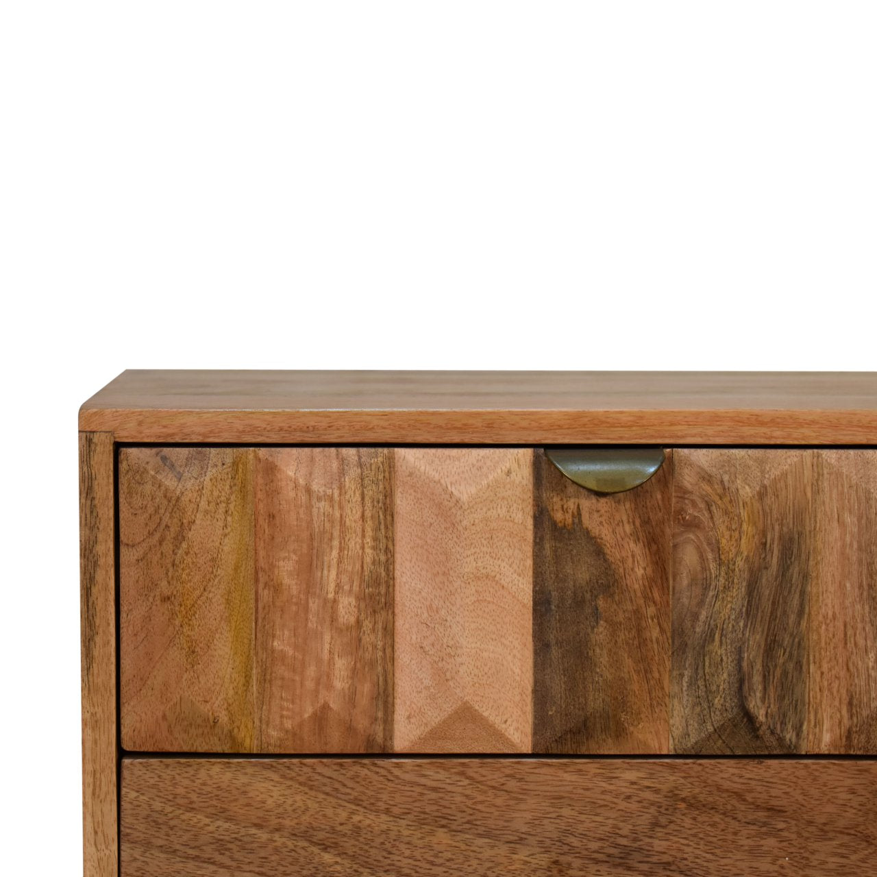 Oak-Style Prism Bedside