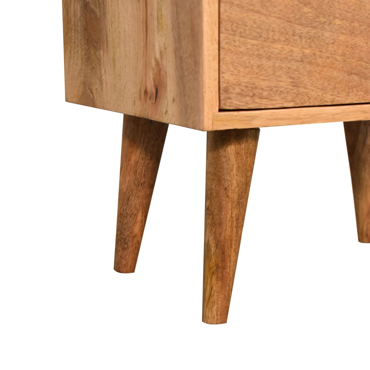 Oak-Style Prism Bedside