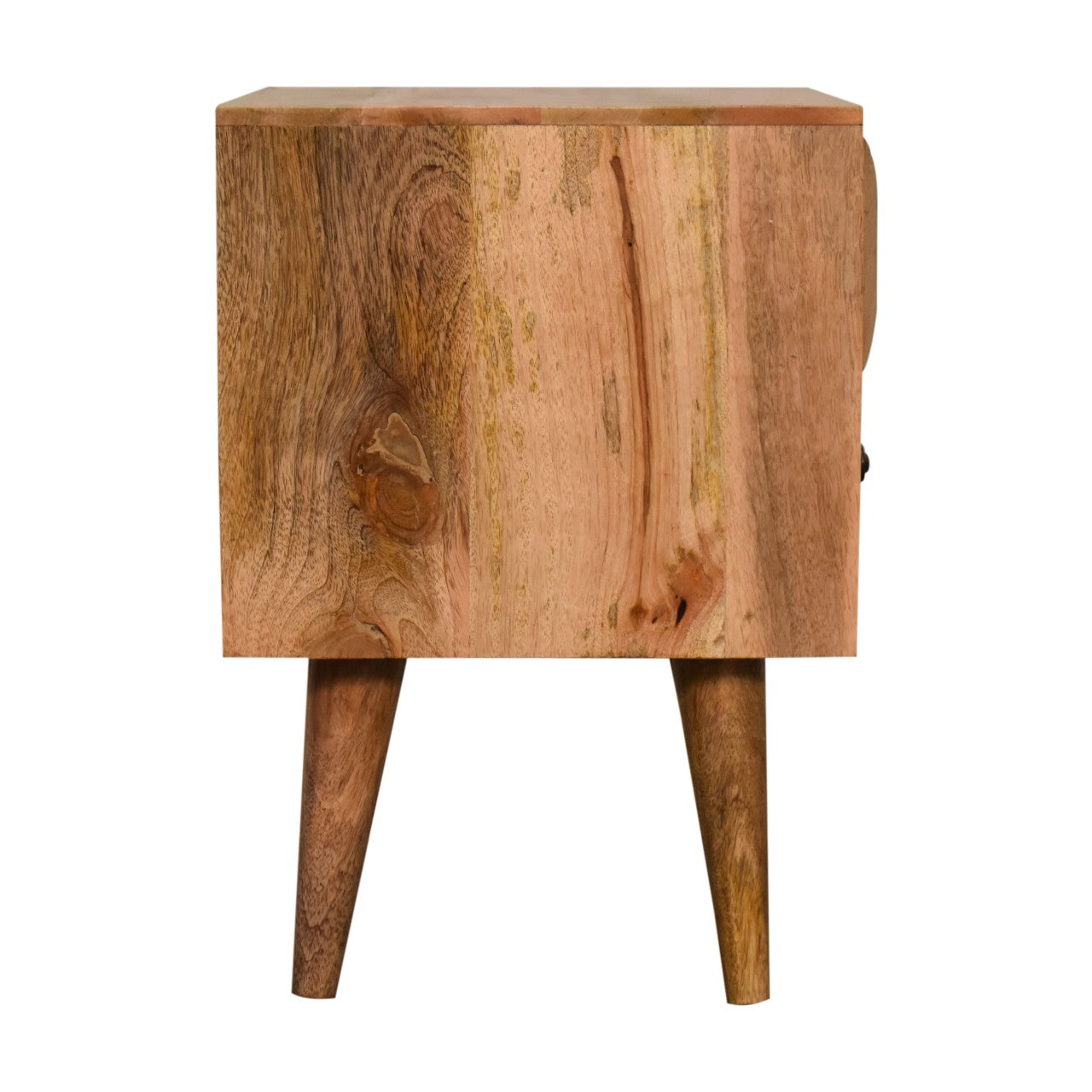 Oak-Style Prism Bedside