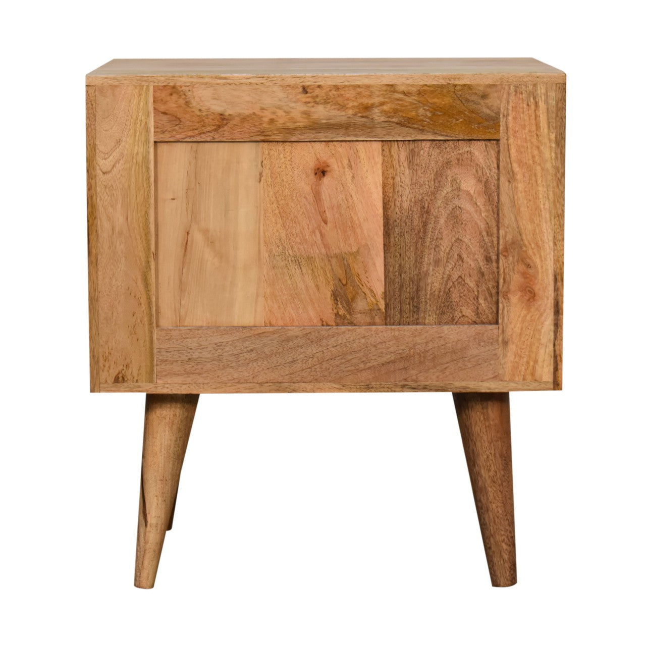 Oak-Style Prism Bedside