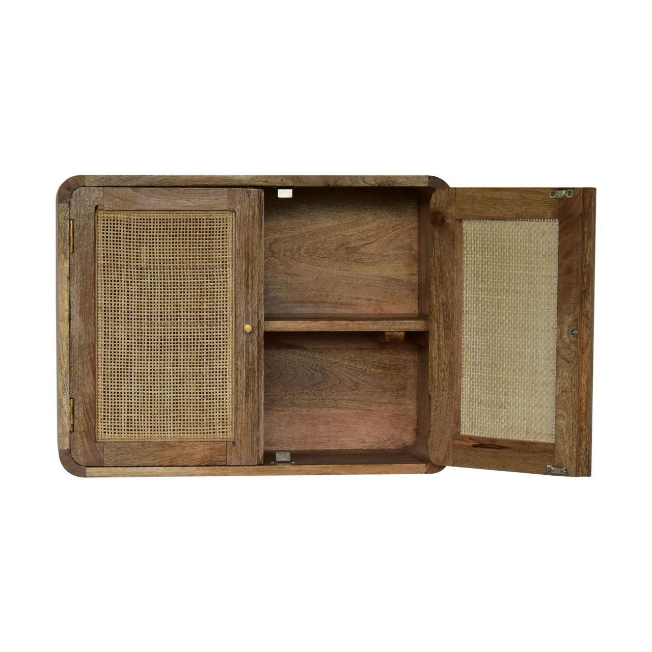 Floating Knit Grey Wash Cabinet