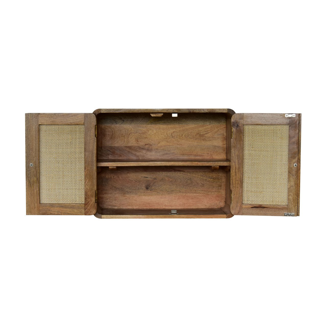 Floating Knit Grey Wash Cabinet
