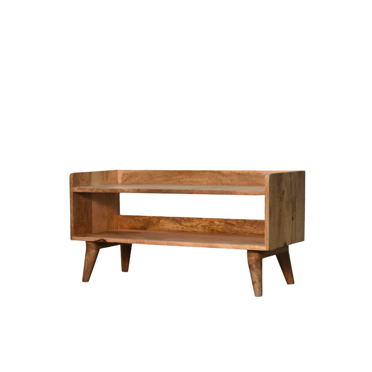 Oak-Style Nordic Storage Bench