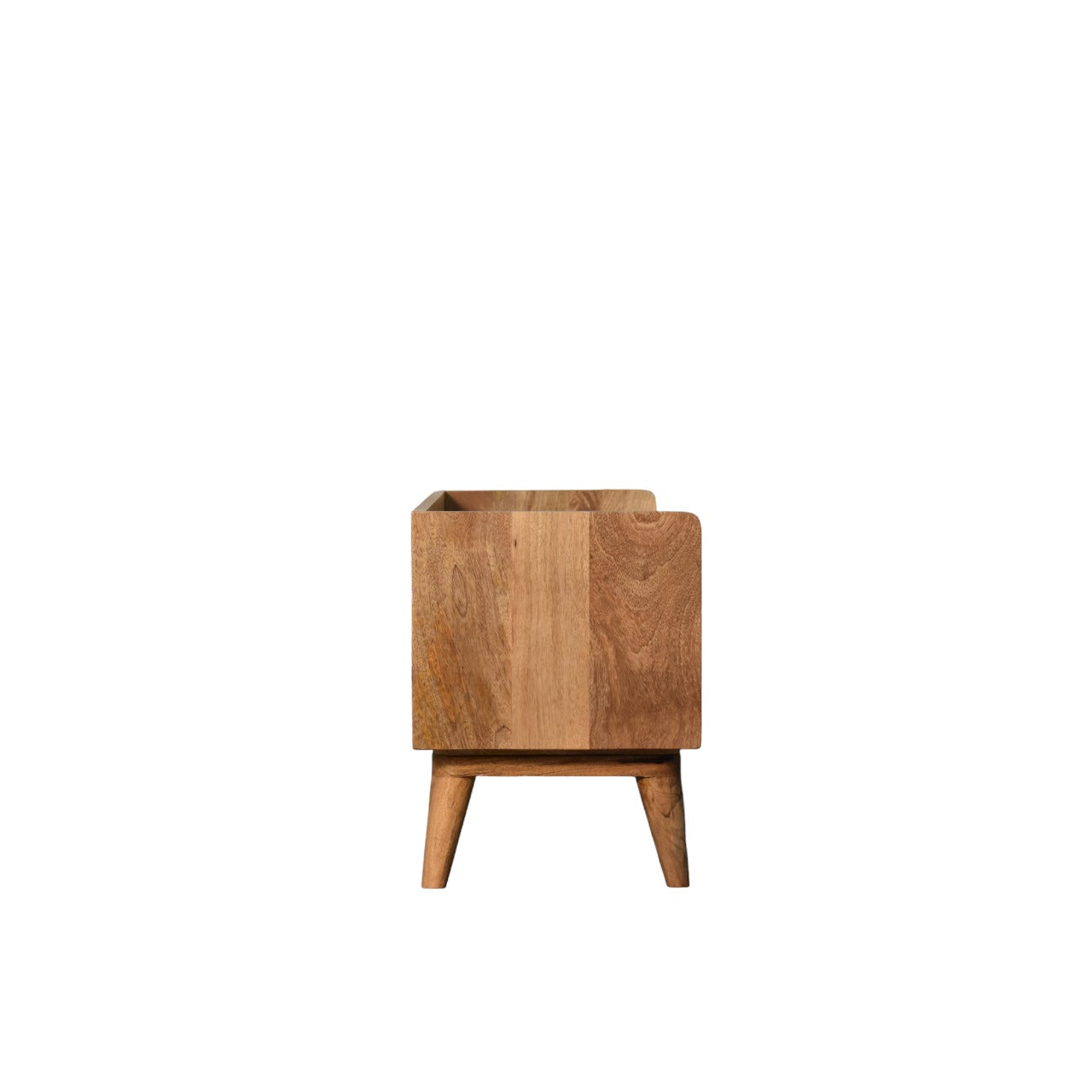 Oak-Style Nordic Storage Bench
