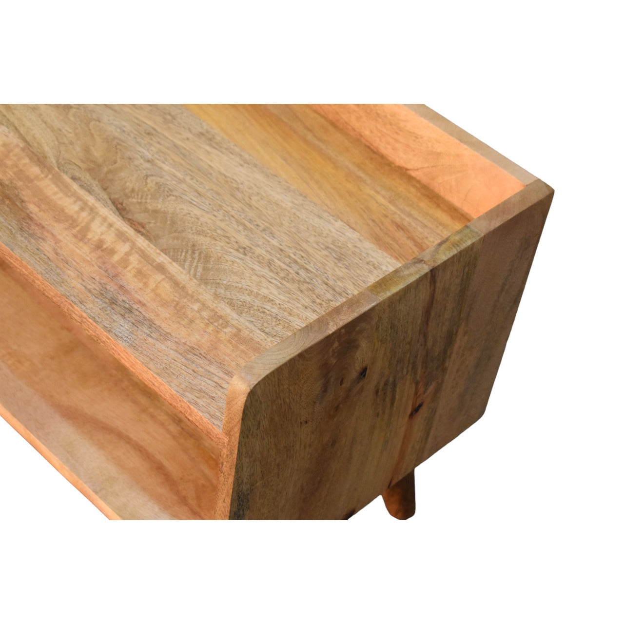 Oak-Style Nordic Storage Bench