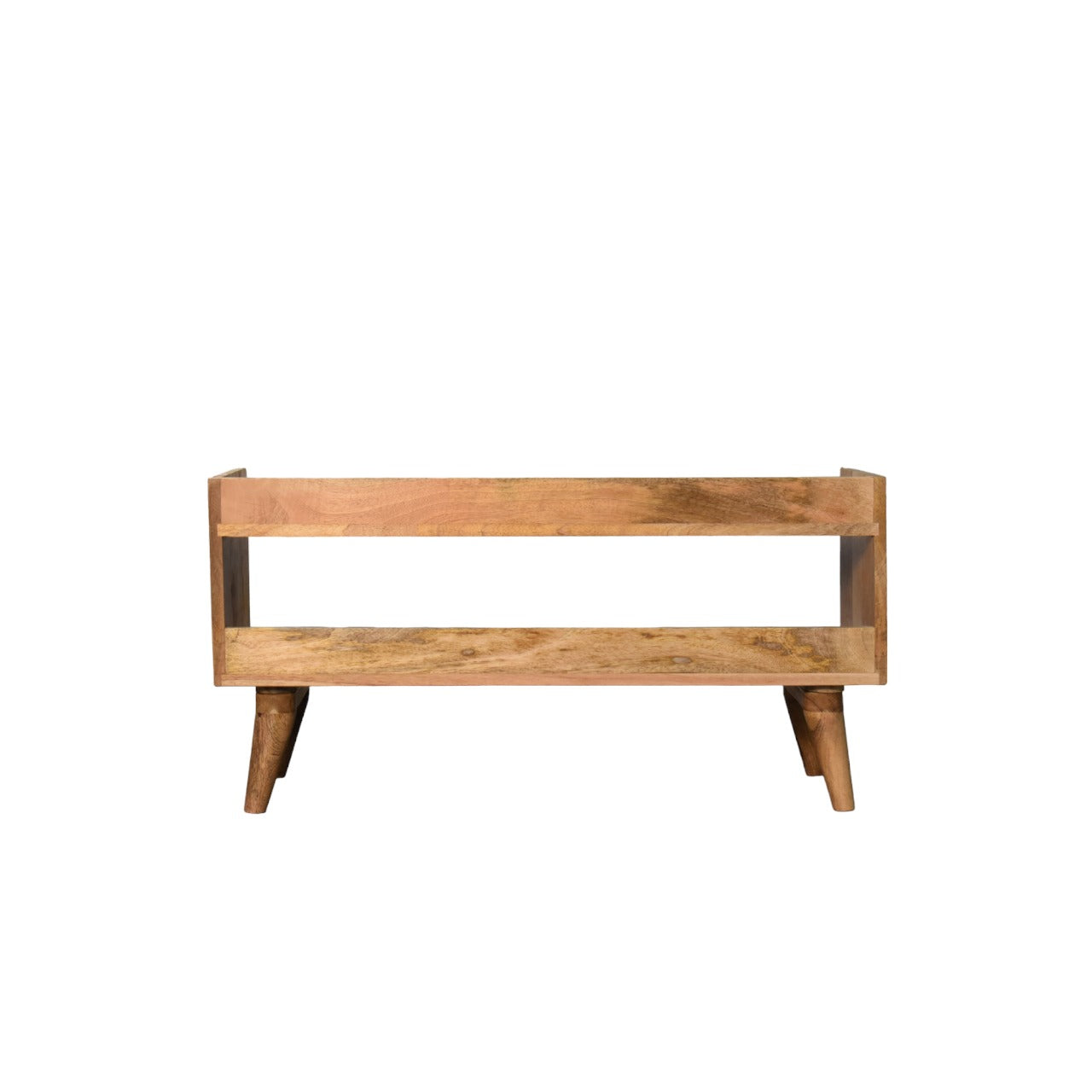 Oak-Style Nordic Storage Bench