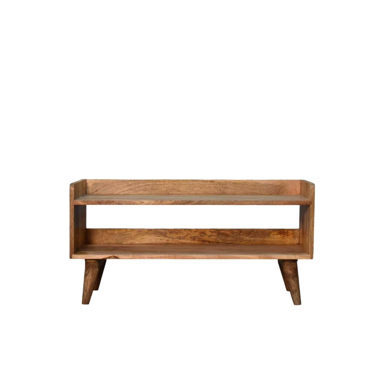 Oak-Style Nordic Storage Bench