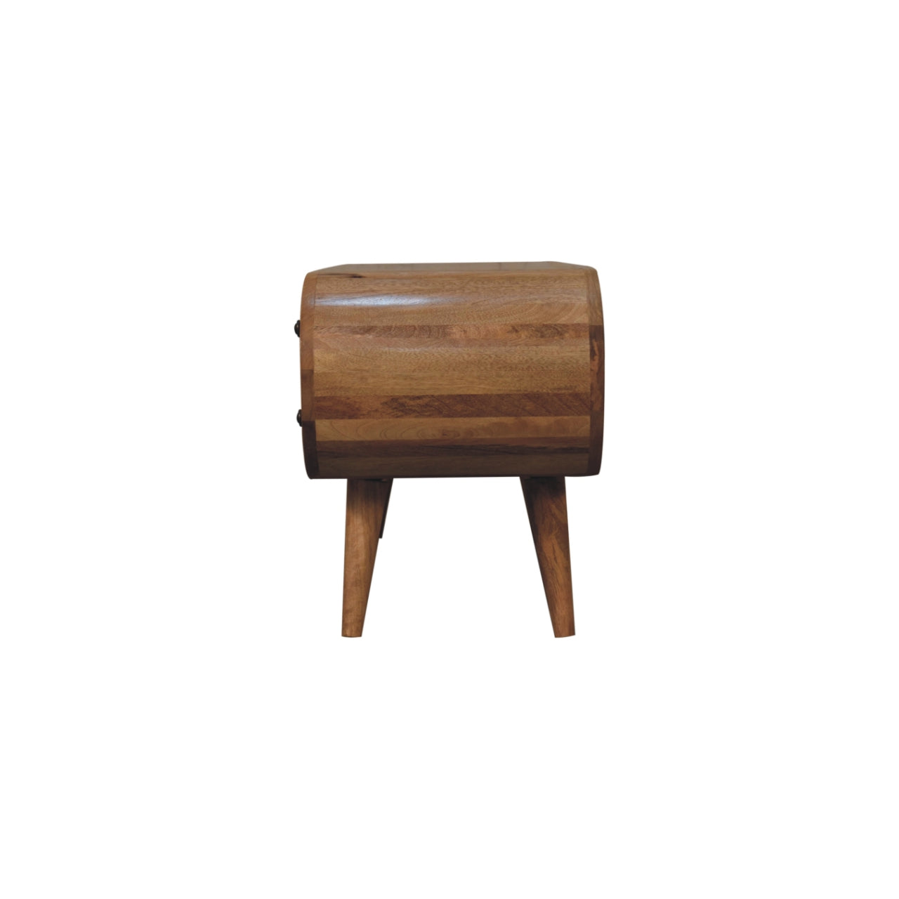 Oak-Style Circular Media Unit with 2 Open Slots