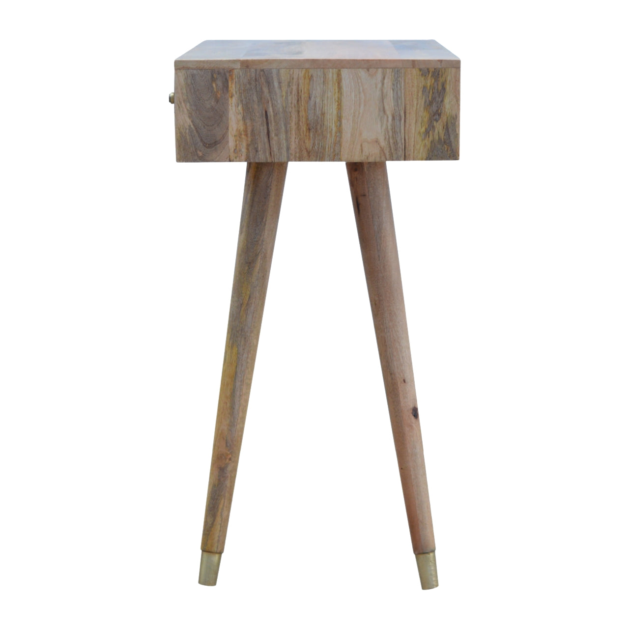 Oak-style Gold Inlay Console Table