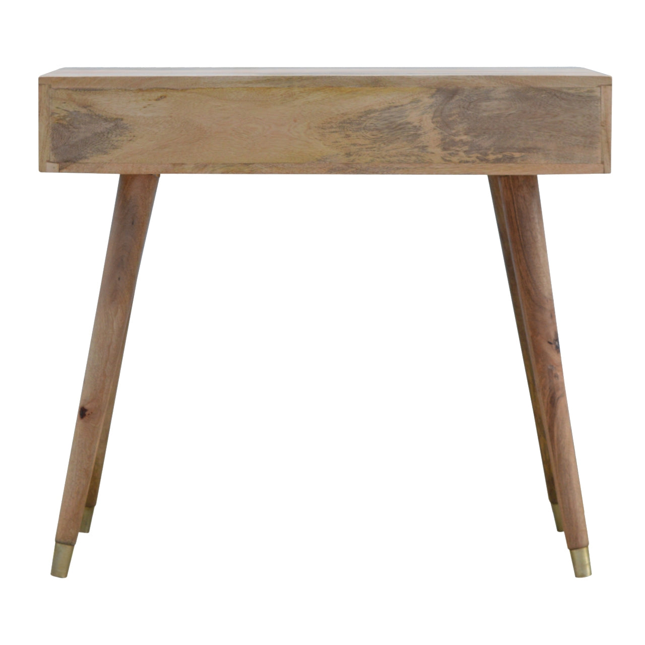 Oak-style Gold Inlay Console Table