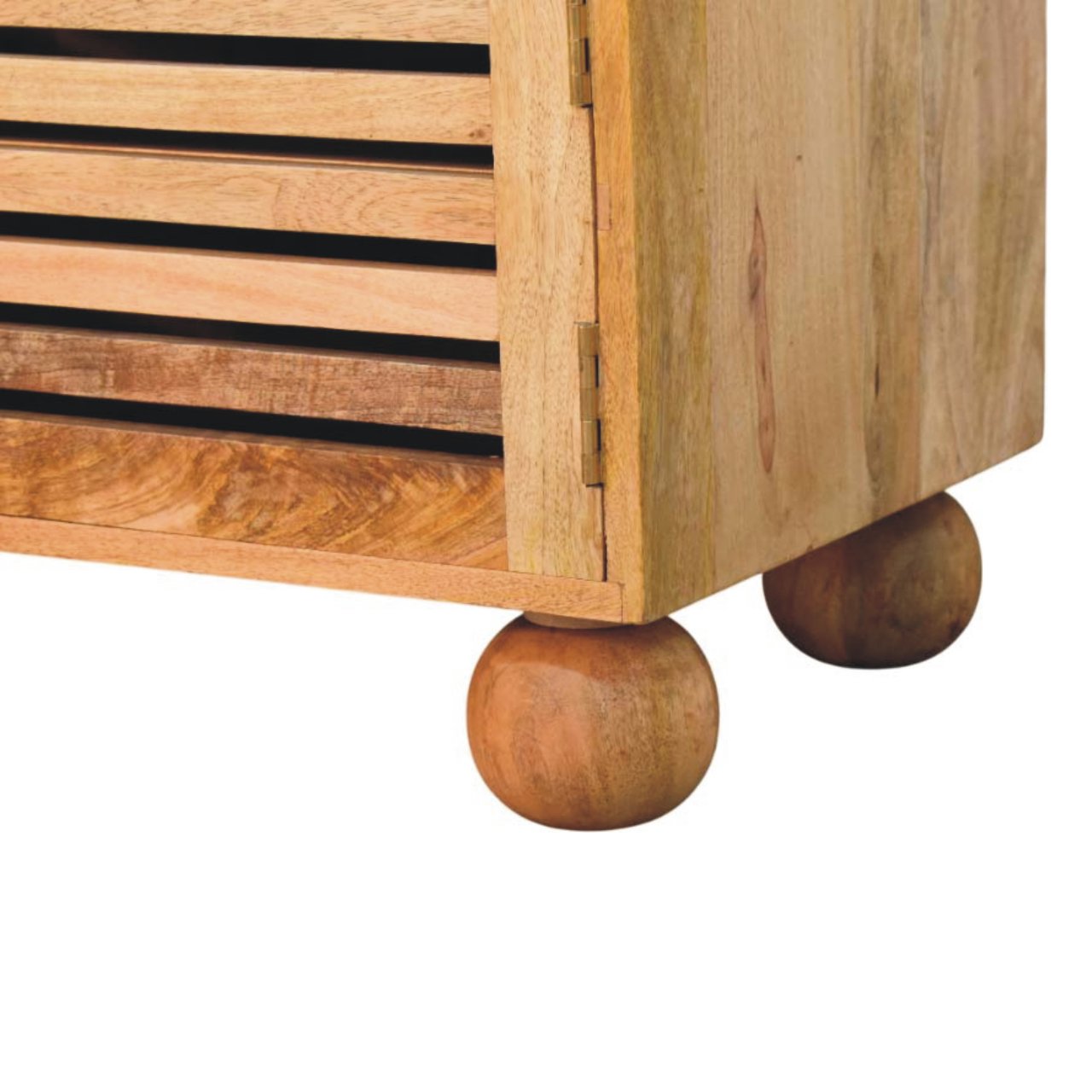 Windsor Shutter Oak-style Shoe Rack with 2 drawers