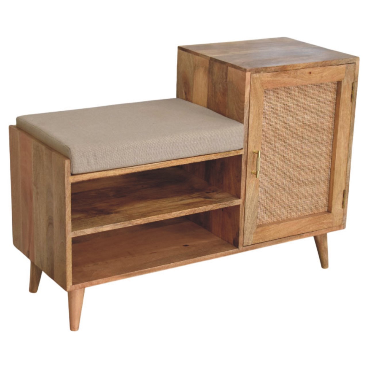 Larissa 2 slot Oak-style Bench Unit