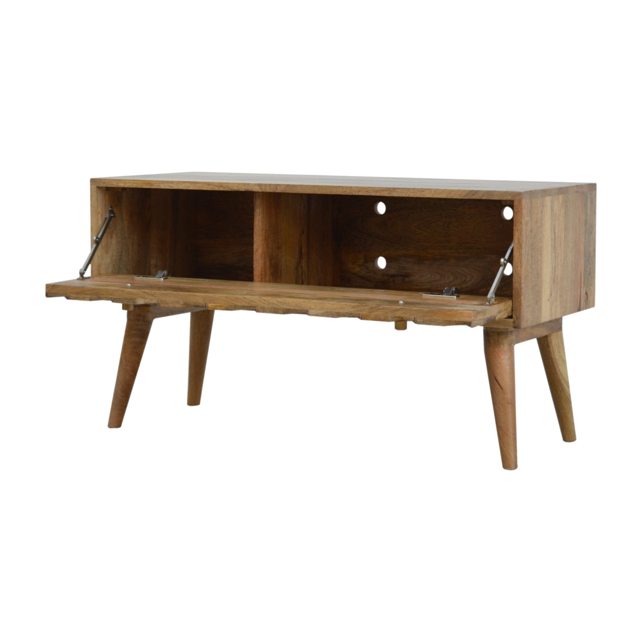 Oak-Style Diamond Bench