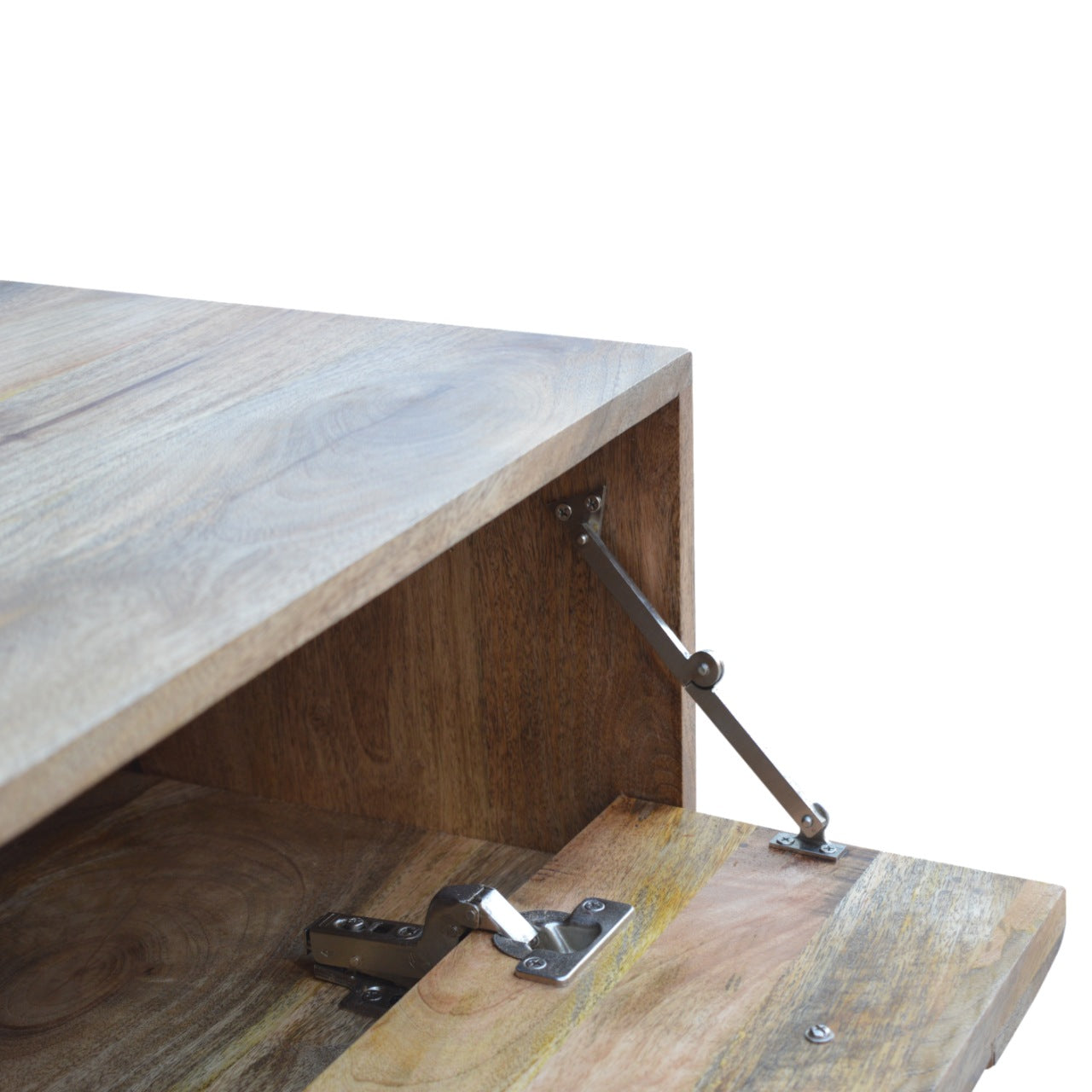 Oak-Style Diamond Bench