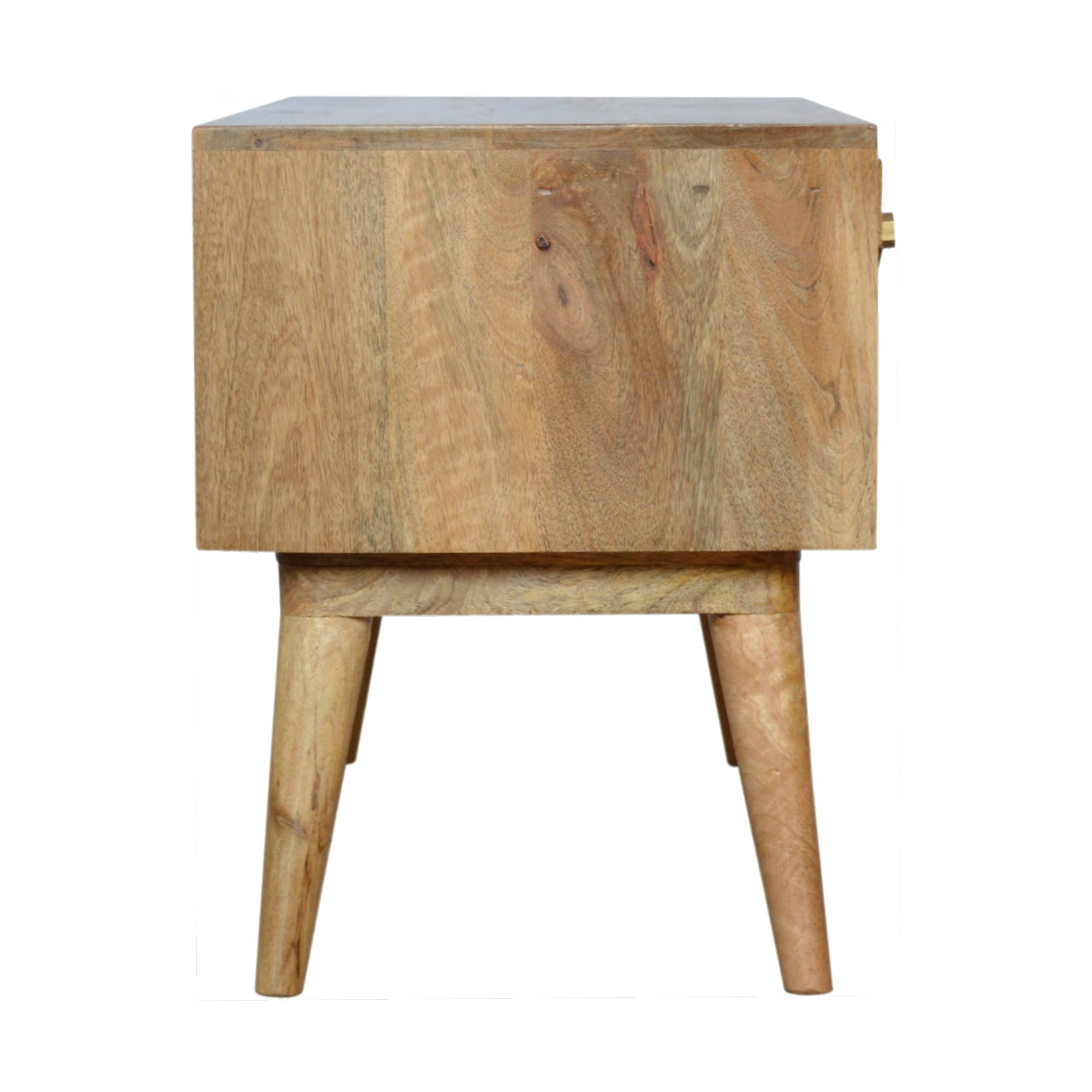Oak-Style Diamond Bench