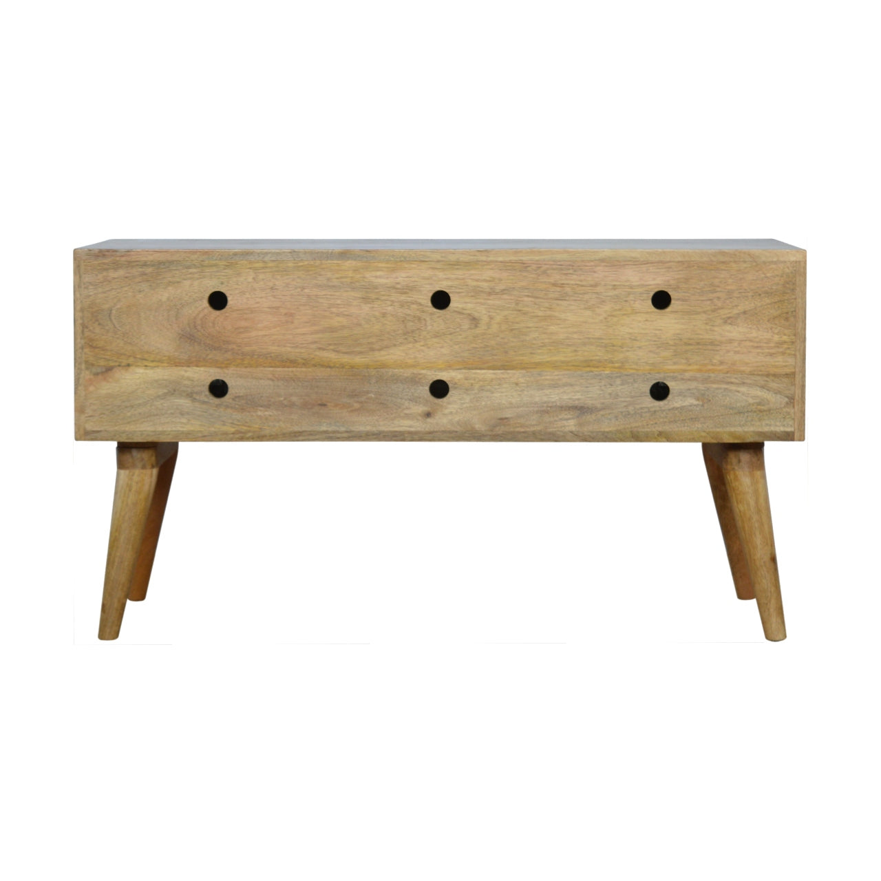 Oak-Style Diamond Bench