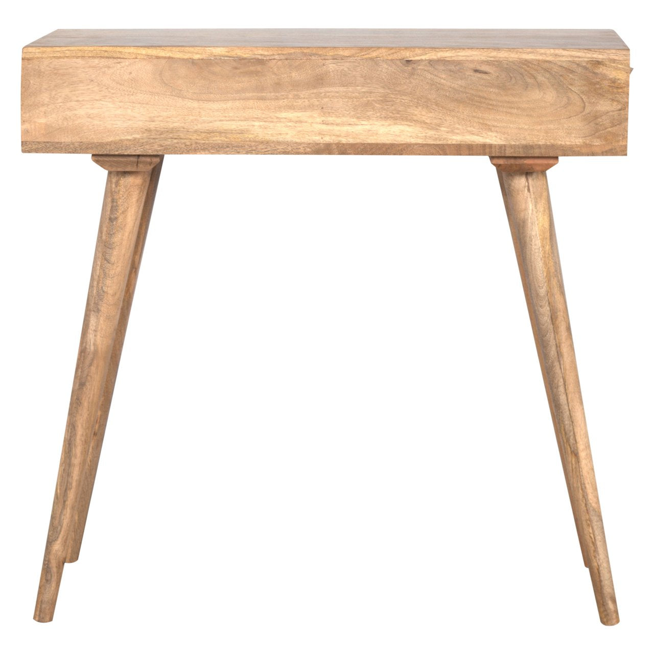 Oak-Style Open Shelf Writing Desk