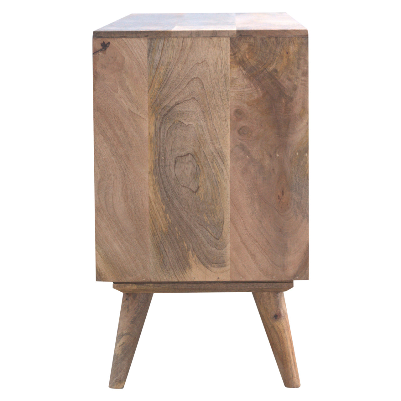 Oak-Style Multi Drawer Media Unit