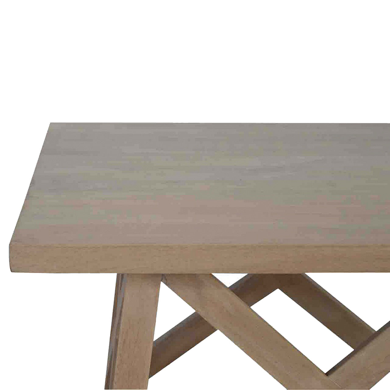 Mango Wood Trestle Coffee Table