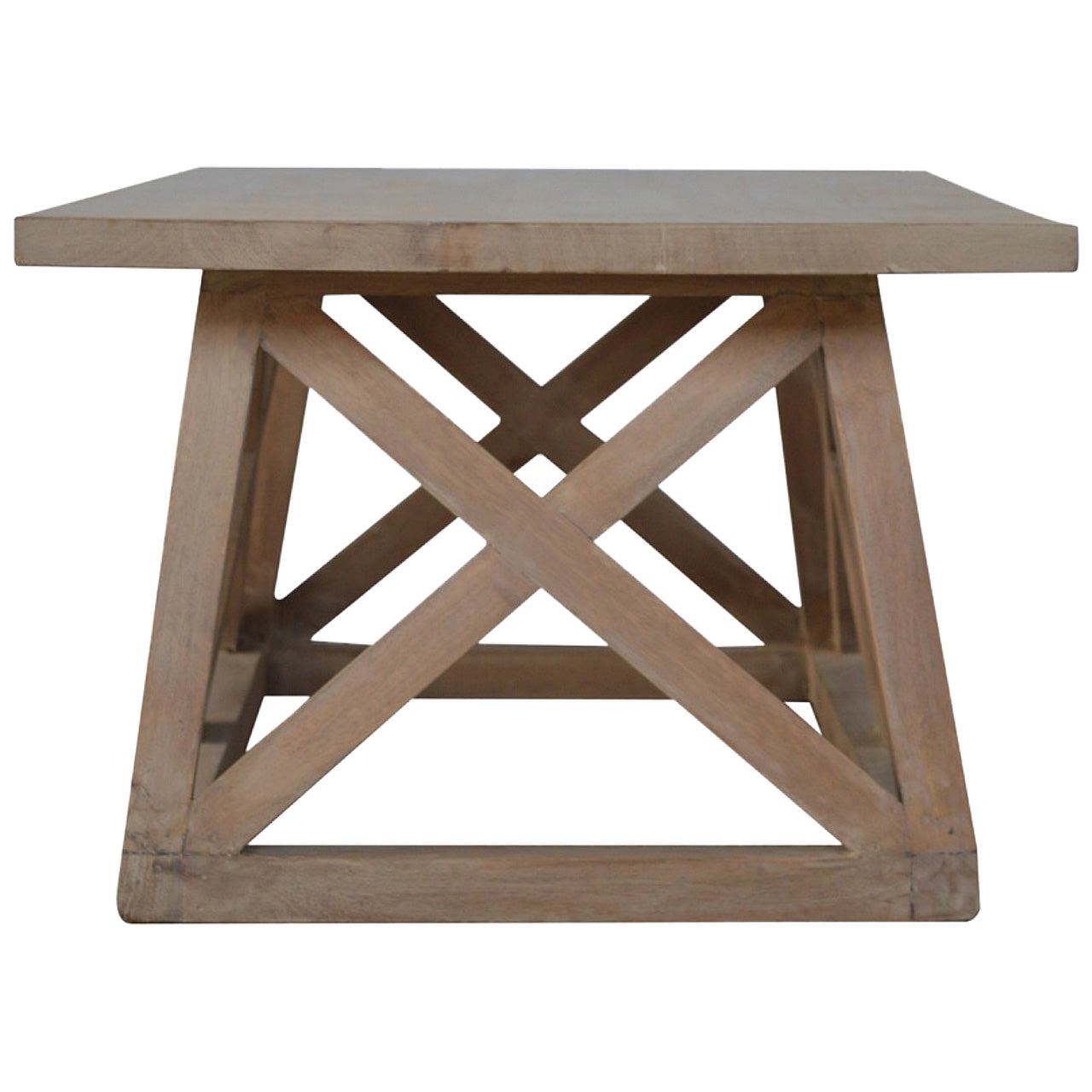 Mango Wood Trestle Coffee Table