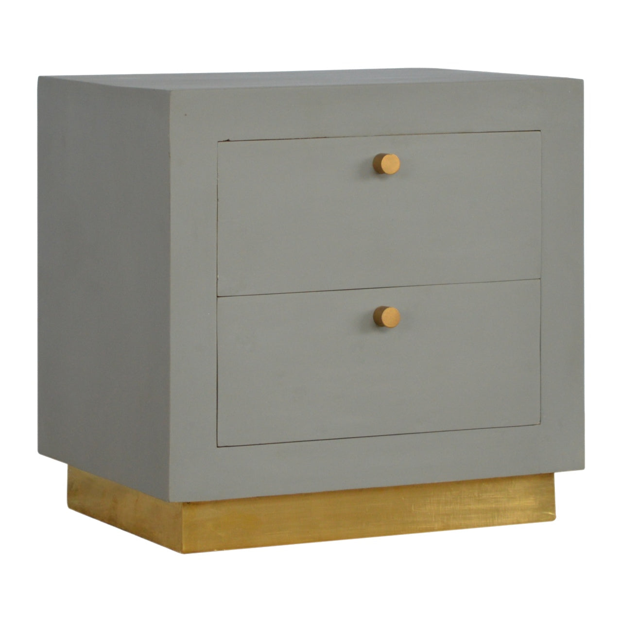 Sleek Cement finish Bedside unit