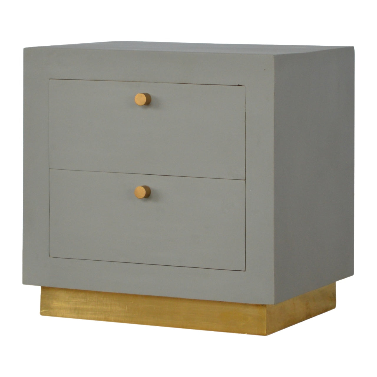 Sleek Cement finish Bedside unit