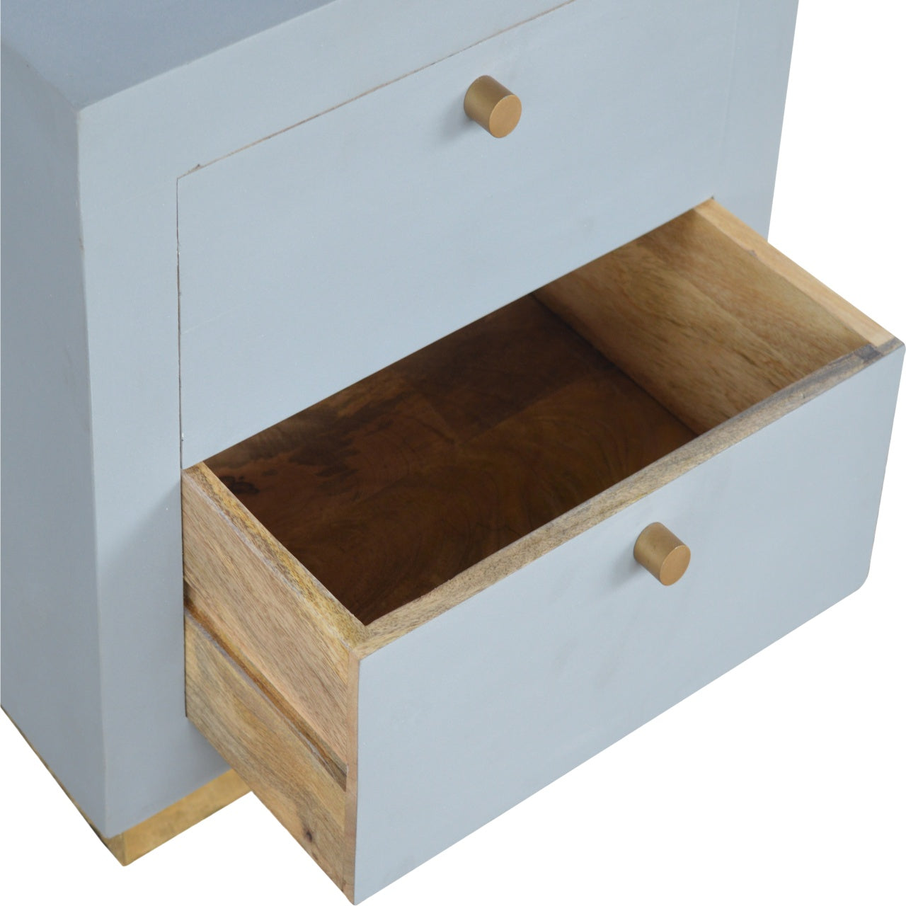 Sleek Cement finish Bedside unit