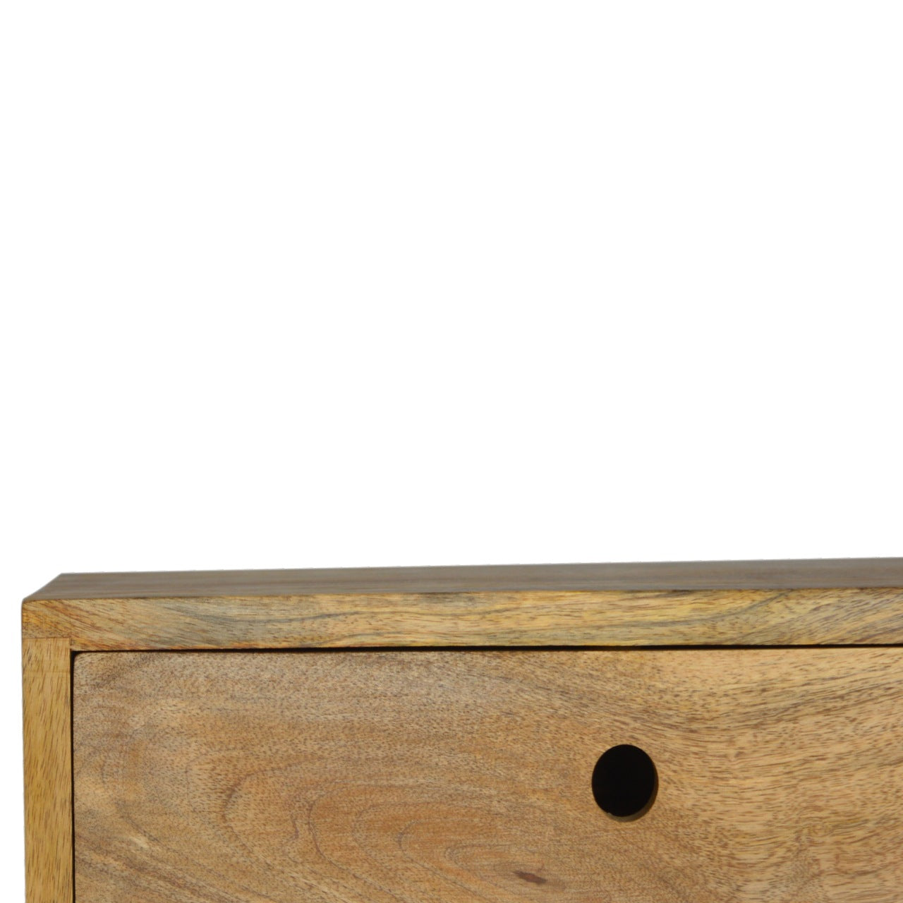 Oak-Style Wall Mounted Bedside