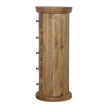 Granary 5 Drawer Slim Drum Chest