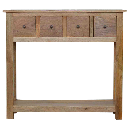 4 Drawer Country Console