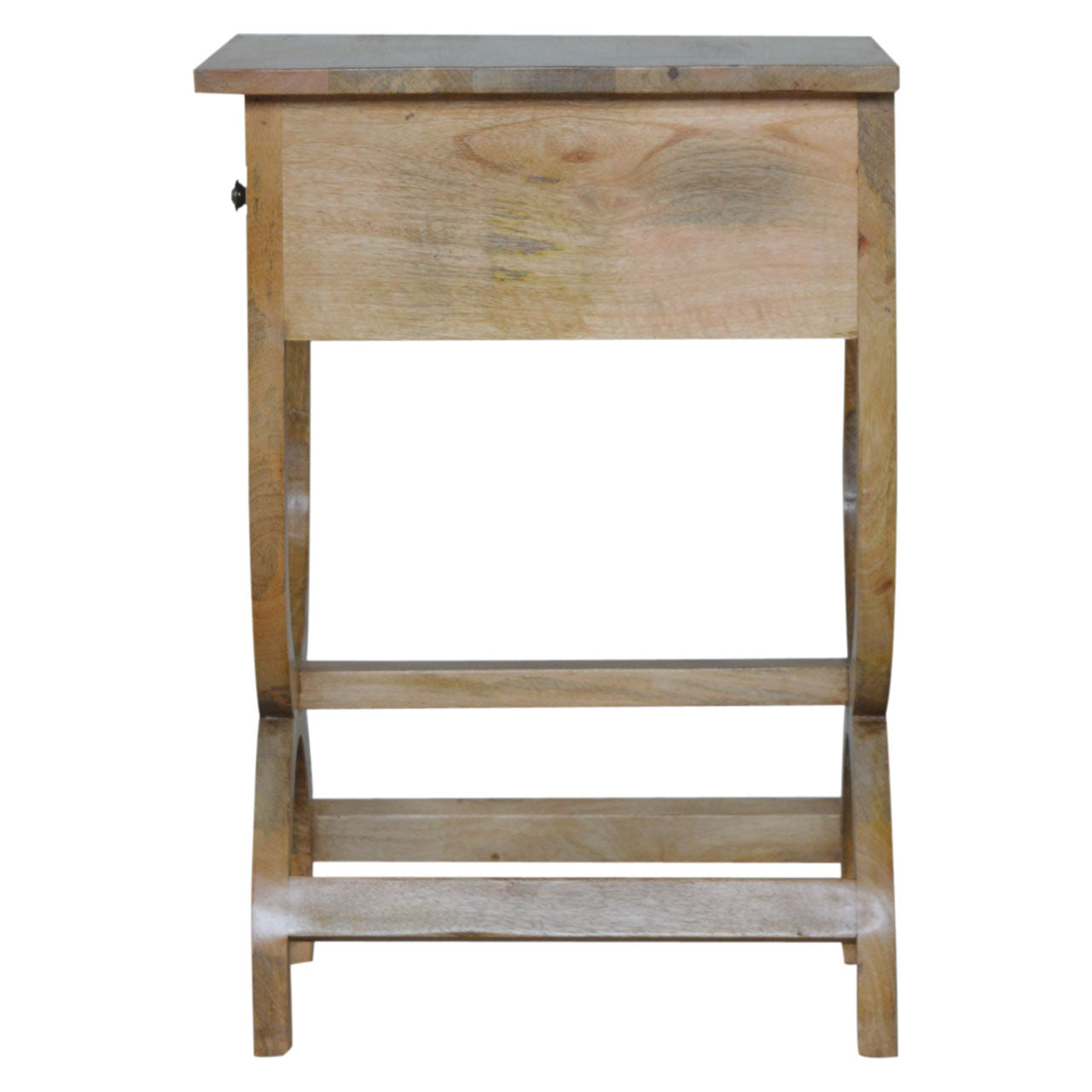 Oak-Style Serpentine Bedside