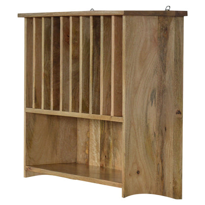 Floating Plate Rack with Shelf