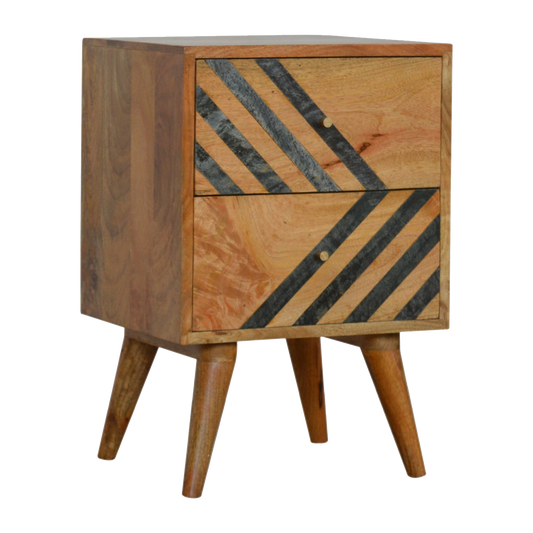 Slate Pattern Bedside