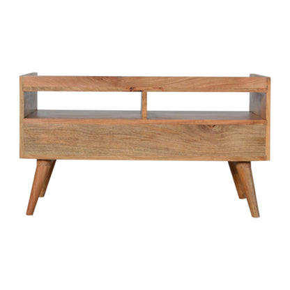 White Marble Top Media Unit