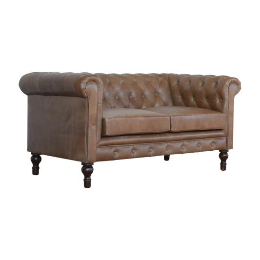 Buffalo Leather sofa/Chesterfield