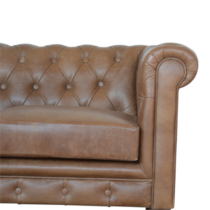 Buffalo Leather sofa/Chesterfield