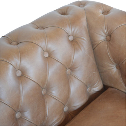 Buffalo Leather sofa/Chesterfield