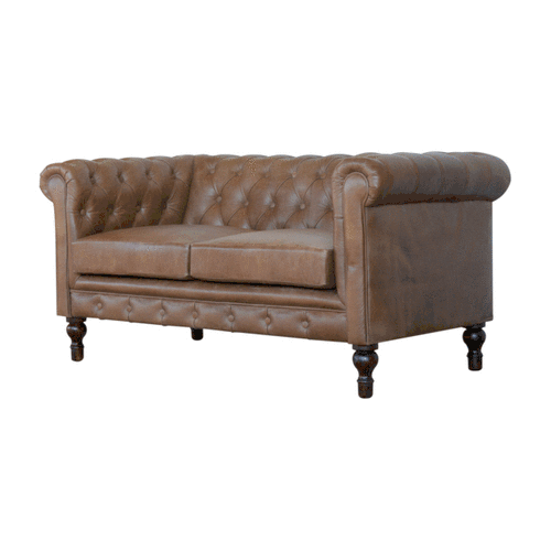 Buffalo Leather sofa/Chesterfield