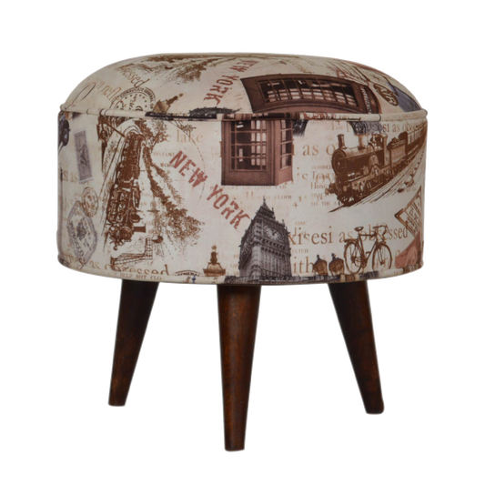 IN1271 - City Print Footstool