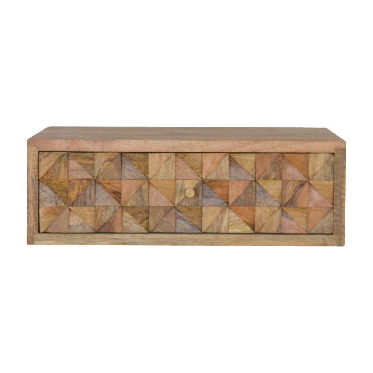 Floating Diamond Carve Bedside