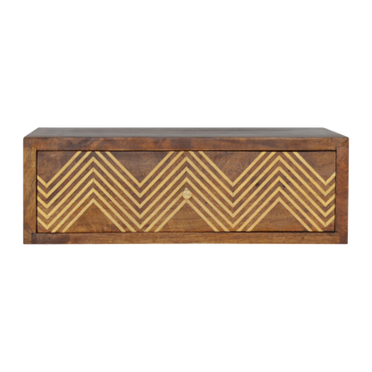 Wall Mounted Chevron Bedside