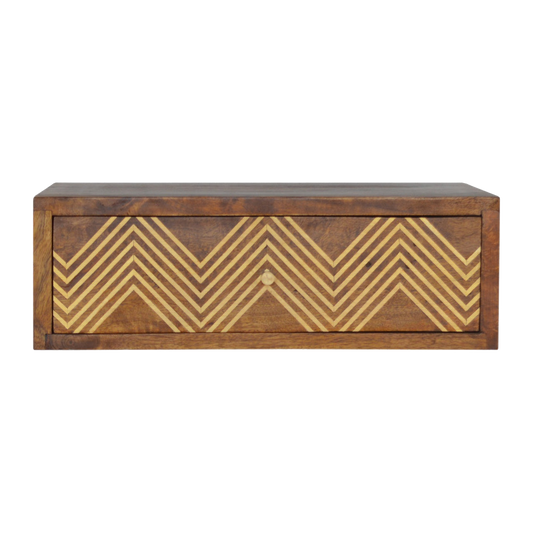 Wall Mounted Chevron Bedside