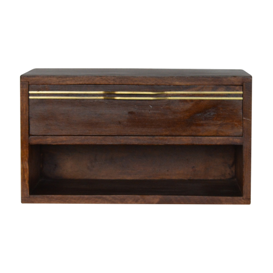 Floating Brass Handle Bedside