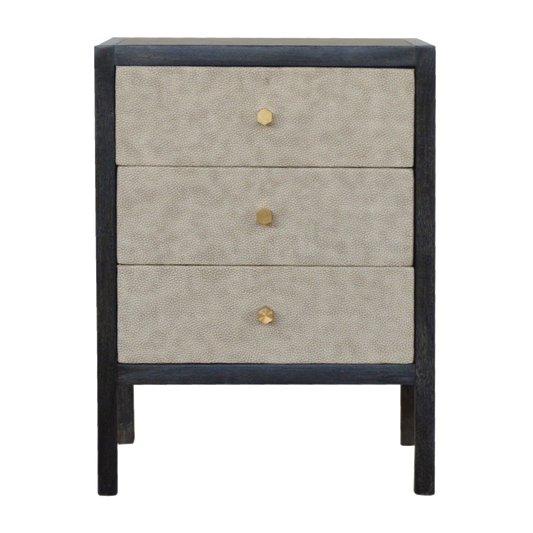 Faux Leather Bedside