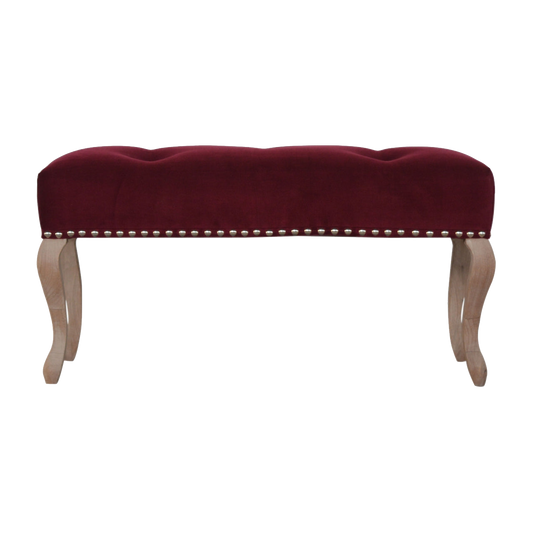 French Style Wine Red Bench