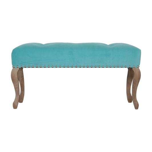 Aqua French Style Bench
